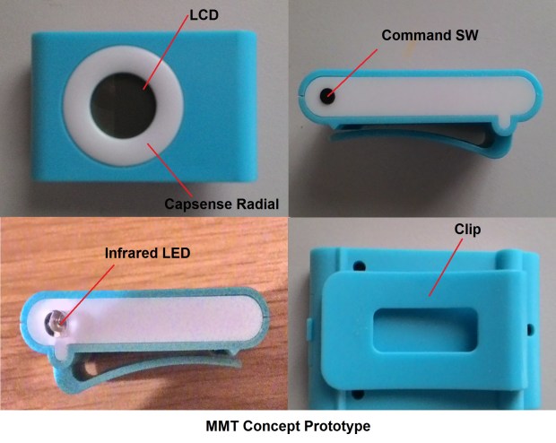 Movable Motion Tracker (MMT) MMT is the personal motion tracking device which you can attach to different parts of the body to track motions of each parts of your body. For example, - Attached to hat/ glasses to track motion of head. Ex. You can move mouse just move your head.  - Attached to hand to track motion of hand. Ex. You can control remote by using your hand movement Ex. R/C Car, TV remote control. - Attached to body (at belt ) to track motion of body. This is usefule fitness, Game controller - Attached to foot to track your movement while running or walking - Attached to personal belongings to track movement Ex Track movement of your bag or warn you when you leave your bag unintentionally. Visit the Gallery to vote for this project.